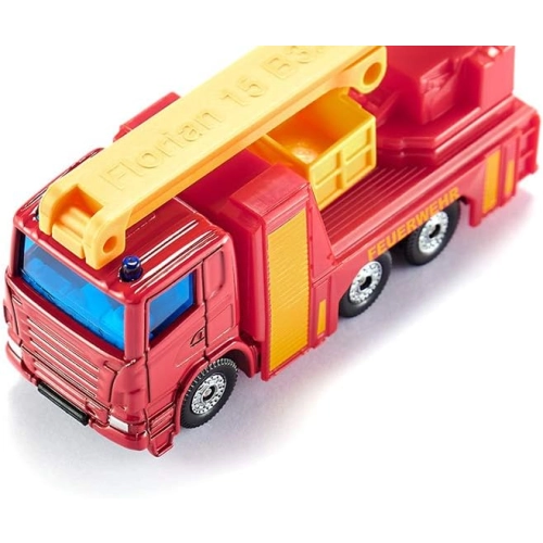 Strażacki pojazd ratowniczy z podnoszonym koszem model metalowy SIKU S1080